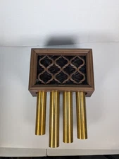 Vintage Tubular Chime Unit 4 Brass Tubes Mechanical Door Chime Needs Repair