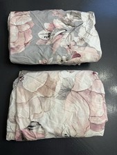 Lambs  Ivy Boutique Floral Cotton Crib Sheets Set of 2 Neutral Nursery