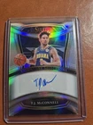 2020-21 Panini Select TJ MCCONNELL Signature Selections Holo Prizm AUTO #SIS-TJM