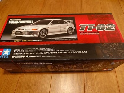 Tamiya Mitsubishi Lancer Evolution V 1/10 RC Car Chassis Kit Japan