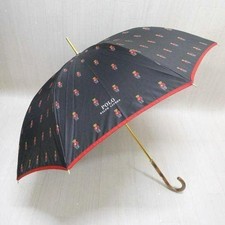 Ralph Lauren Polo Women Accessories Print Long Umbrella Black Limited Edition VH