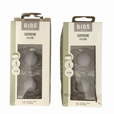 Bibs Supreme Silicone Pacifier Size 1 0-6m Dusty Purple/Gray