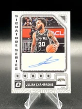 2023-24 Panini Donruss Optic - Signature Series Julian Champagnie #SS-CMP (AU)
