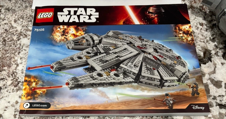 Lego Millenium Falcon 75105 con libro - lectura incompleta Foto 2 de 4
