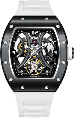 Stylish Men's Automatic Watch - 50M Waterproof Stainless Steel Timepiece