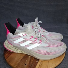 Adidas 4DFWD Pulse Athletic Shoes Women’s White Pink US 11 4D Lattice Midsole