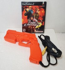 Namco Time Crisis 3 ⭐️SEALED w. Gun Con 2 (NPC-106) Orange Controller - Sony PS2