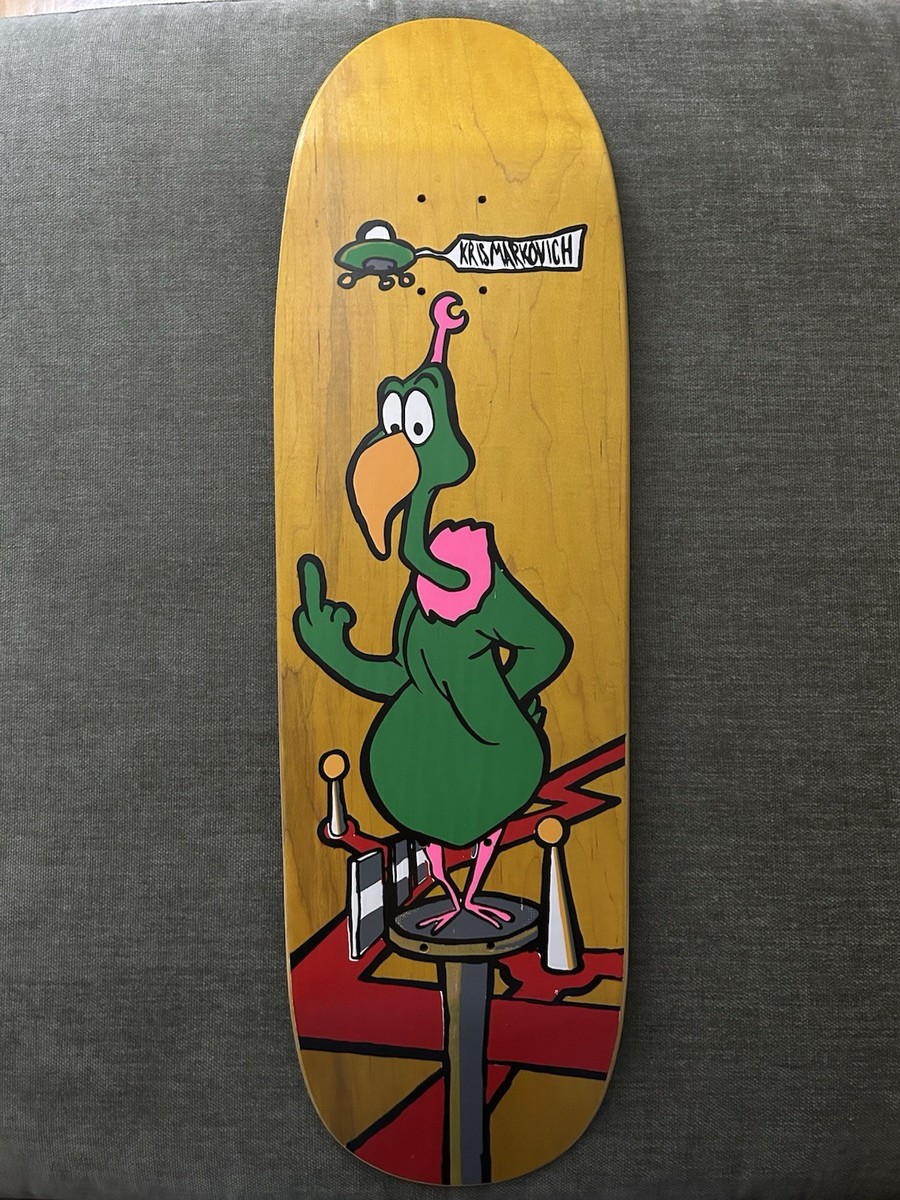 Prime Kris Markovich Alien Bird Skateboard Deck Screen Printed