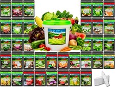 Personal Seed Vault - 38,000 Survival Seeds, 36 Popular Varieties  Online Grow