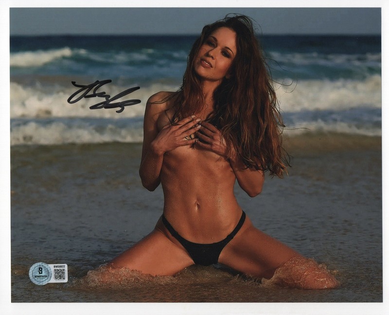 Juliane Seyfarth autographed signed 8x10 photo Beckett BAS COA Sexy Hot Ski Jump