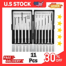 11PCS Small Precision Screwdriver Set Mini Screw Driver Set Kit 6 Different Size