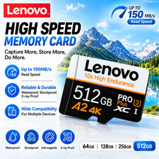 Lenovo Micro SD Memory Card Class 10 TFCard Nintendo PC Smart Phone Drone Camera