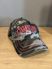 Cabela's YOUTH Camo Strap Back Hat Cap Camouflage