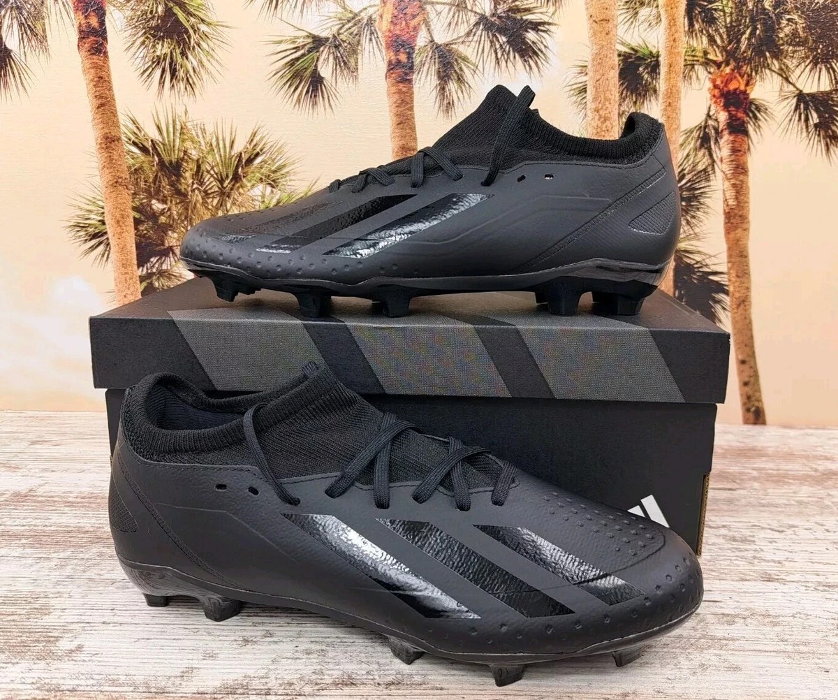アディダス X CRAZY FAST + FG 26cm 極美品 ADIDAS X Crazyfast.3 FG Soccer Cleats Core black /black