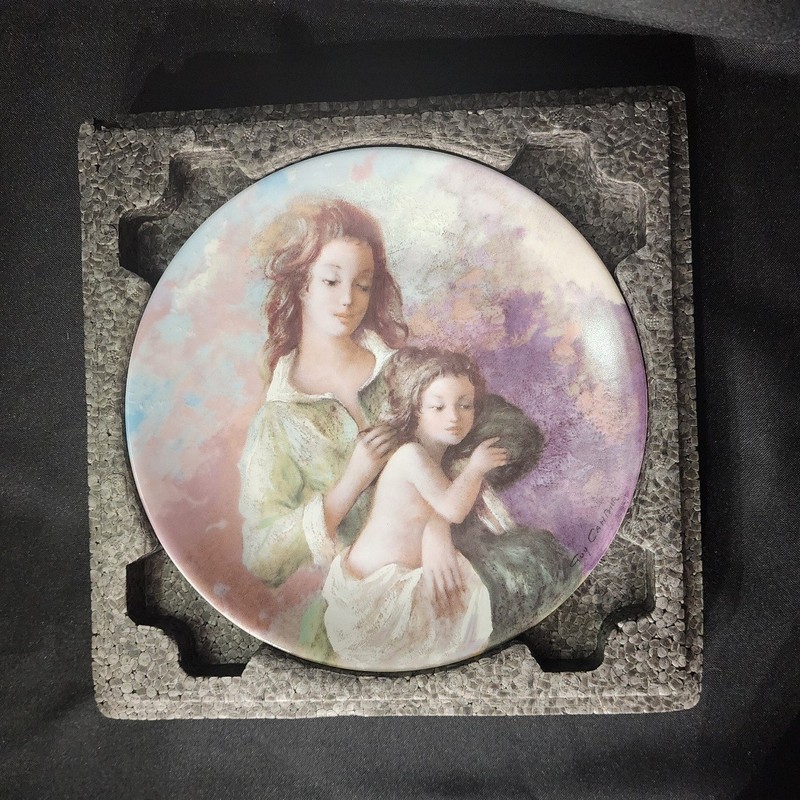 Art D'ARCEAU Limoges Decorative Plate By Guy Cambier, 1983 With Documentation