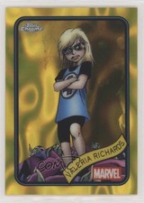 2025 Topps Chrome Marvel Comics Yellow Lava Refractor Valeria Richards #87 19c6