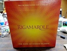 Rigamarole The Board Game of Hidden Talents for Family Game