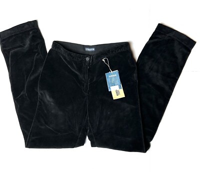 Vintage NAPAPIJRI Womens Size 40 Waist Size 28  Velvet Straight Leg Cotton Pants