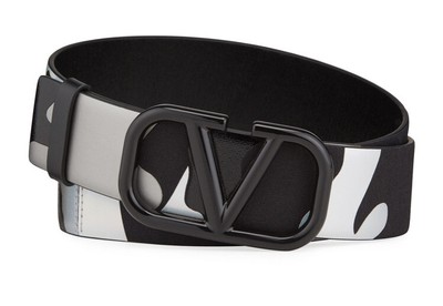 valentino camo belt