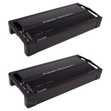 (2) Power Acoustik Razor RZ4-2000D | 2000W Max 4 Channel Full Range Amplifiers
