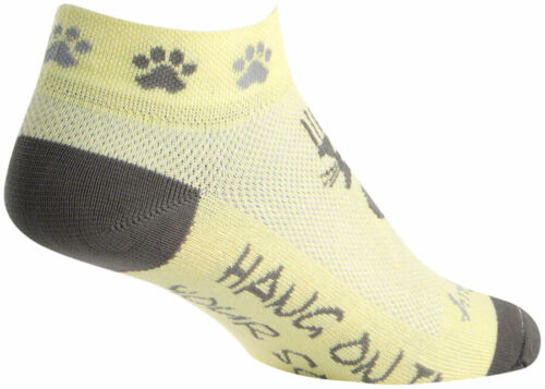 SockGuy Women's Classic Scratch Low Socks | 1 inch | Yellow/Gray | S/M - Picture 1 of 1