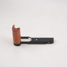 L QR Wood Finger Hand Grip Holder With Alloy Base For Nikon ZF Camera Retro Cam