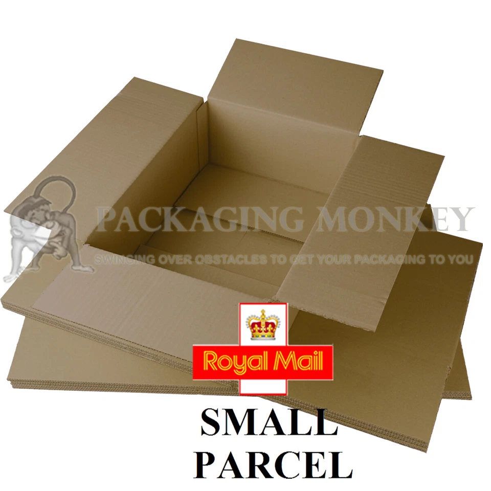 VARIETY OF ROYAL MAIL SMALL PARCEL SIZE POSTAL CARDBOARD BOXES WRAPS *ALL SIZES* - Image 2 of 3