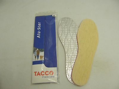 Alu Star Warm Insole Gr.47 Against Cold Feet Alu Wool Fleece Sole