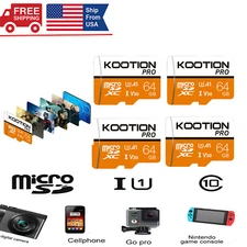 1/2/3/4/5PCS 64GB Micro SD TF Card SDXC Flash Class 10 Memory Card Wholesale