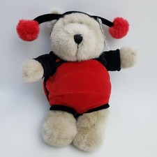 Starbucks Collectible Bearista Bear Plush 9" Ladybug 14th Edition 2001 Red Black