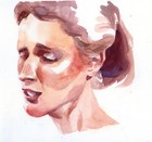 New ListingOriginal Watercolor Painting. Portrait of a Woman. Signed. 8 x 10"
