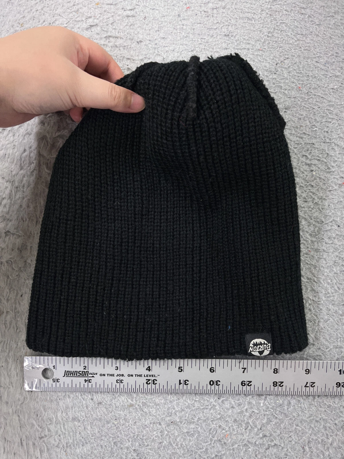 burton beanie toque striped knit pom 