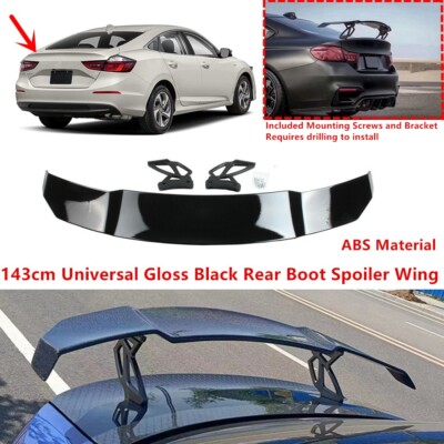For 2019-22 Honda Insight Gloss Black GT-Style Trunk Spoiler Wing 56'' Universal