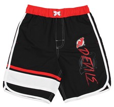 Outerstuff NHL Youth 8-20 New Jersey Devils Swim Shorts, Black