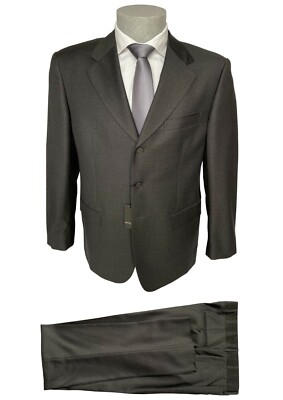 Abito uomo GINO SARTORE, grigio Drop in Lana Vergine su tessuto