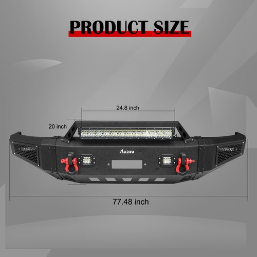 For 1994-2001 Dodge Ram 1500&1994-2002 Ram 2500/3500 Front Rear Bumper w /Lights - Picture 6 of 27