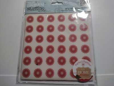 PAPERMANIA URBAN STAMPS 6X6 INCH FOR SCRAPBOOKING NEW