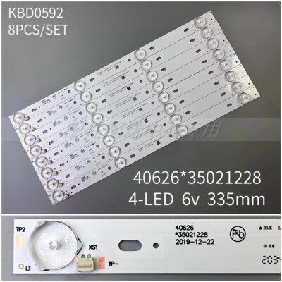 8pcs/set 4LED(6V) LED Backlight Strip For TOSHIBA 40S2500EE KONKA