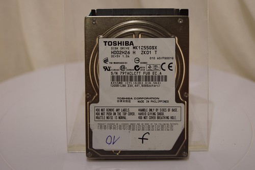 Toshiba MK1255GSX Festplatte zur Datenrettung, hard disk for data rescue