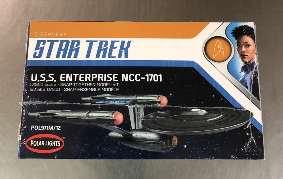 KIT MODELO A PRESIÓN LUCES POLARES STAR TREK DISCOVERY U.S.S ENTERPRISE NCC-1701 SELLADO Foto 4 de 4