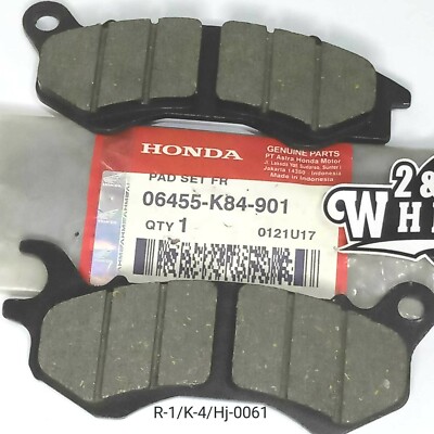 FRONT BRAKE PADS HONDA PCX125 06455-K84-901 NEW | eBay
