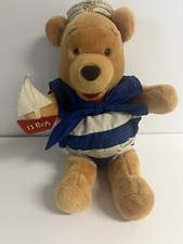 Pooh Sailor Nautical Stuffed Plush Winnie The Pooh 15" Sailboat Disney Canasa