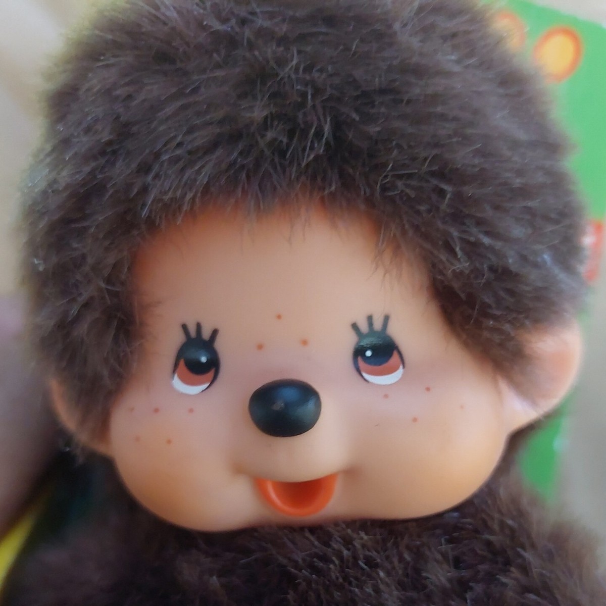 Kiki Le Vrai Monkey Plush Sucking Thumb 1974 (Original Packaging