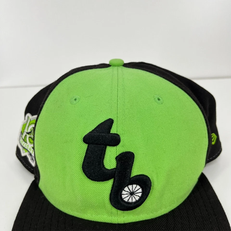 New Era Tampa Bay Rays Fitted Hat Men's Size 7 5/8 Green TB 10th Season Baseball - Image 3 of 4