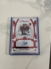 Johnny Wilson, Flawless National Treasure 9/20 Ruby, Rookie Gem Signature