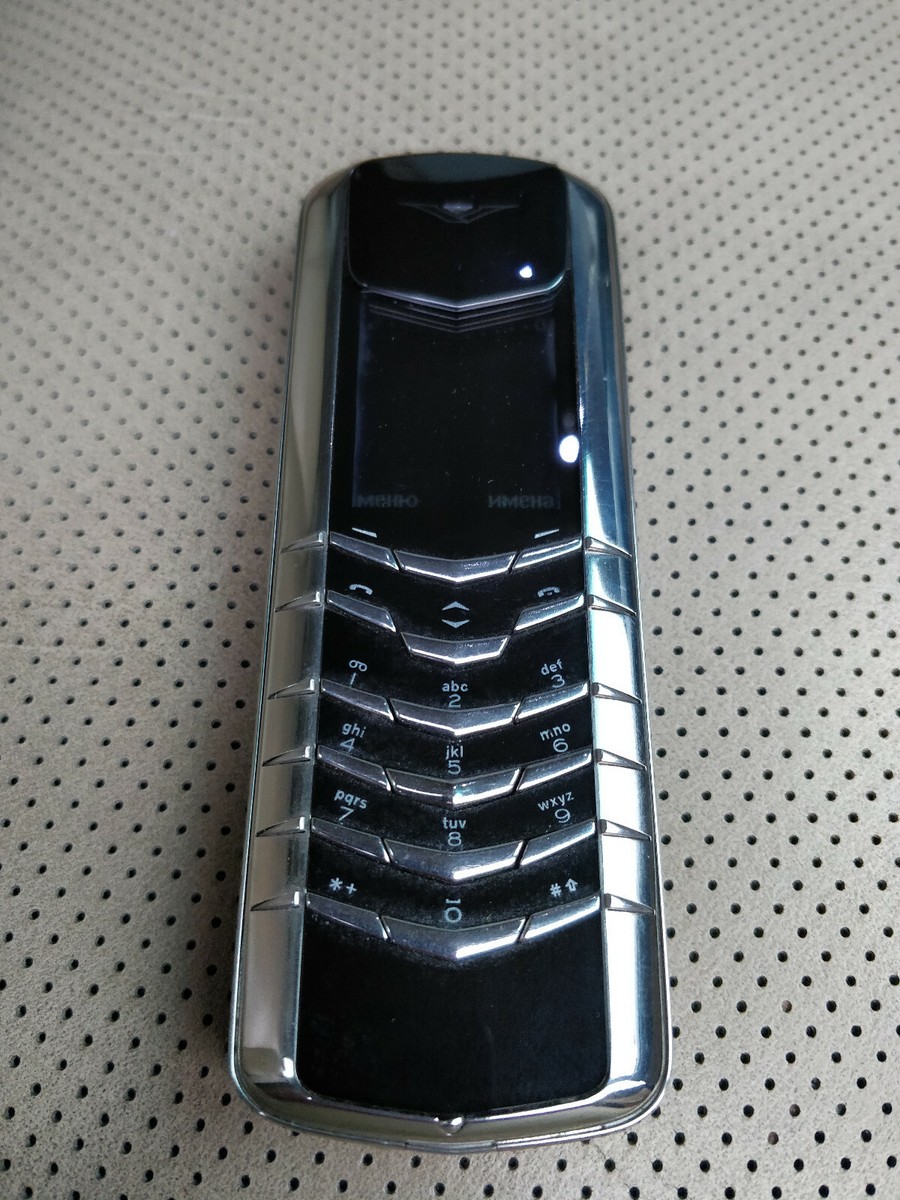 携帯電話本体 vertu signature s ceramic Vertu Signature M Stainless Steel Black Ceramic Cell Phone Genuine