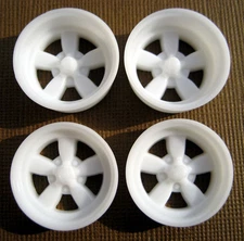 Resin 1/24 15" American 200-S Daisy Mag Wheels - Staggered Offset Street Set
