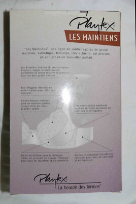 Soutien-gorge Playtex 'Les Maintiens' Blanc 115B (100) Sans Armature Dentelle - Neuf Avec étiquettes
