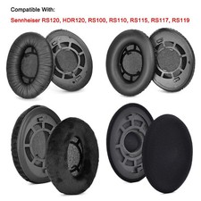 2 pezzi cuscinetti auricolari per Sennheiser RS120/HDR120/RS100/RS110/RS115/RS117/RS119