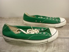 Vintage Chucks CONVERSE All Star Low Top Green Sneakers Kicks Size 17 Mens
